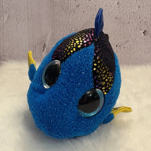 Ty Beanie Boos Other - Aqua TY Beanie Boos Fish Blue Iridescent Plush Stuffie 2017(SKU: 276TO)